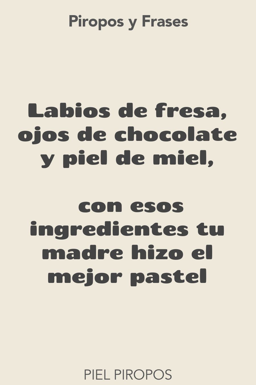 piropos piel para hombres